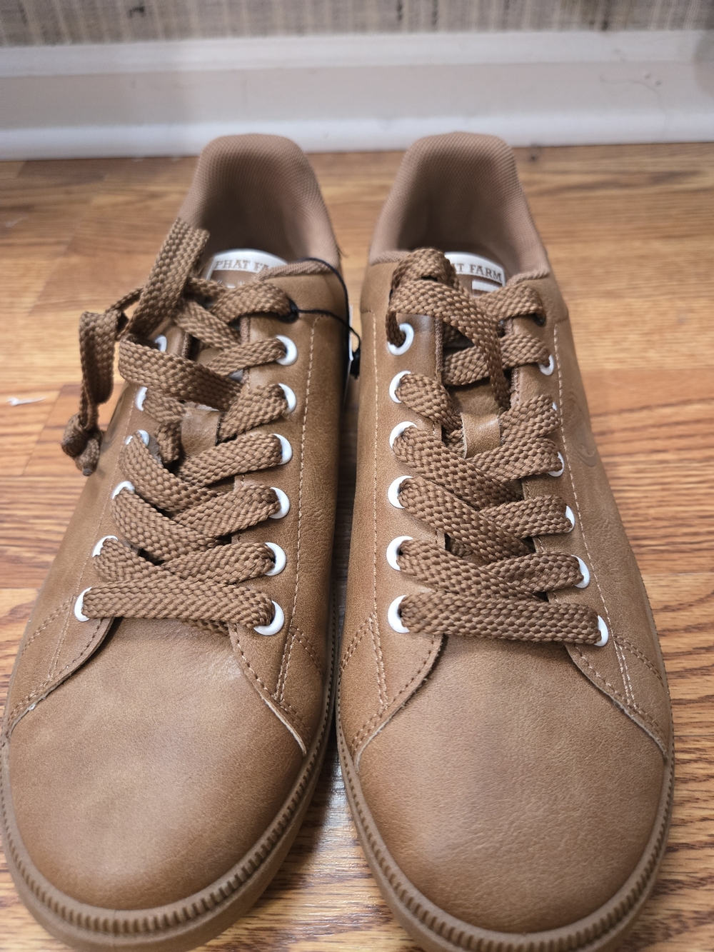 Phat Farm Brown Low-Top Sneakers Sz 9